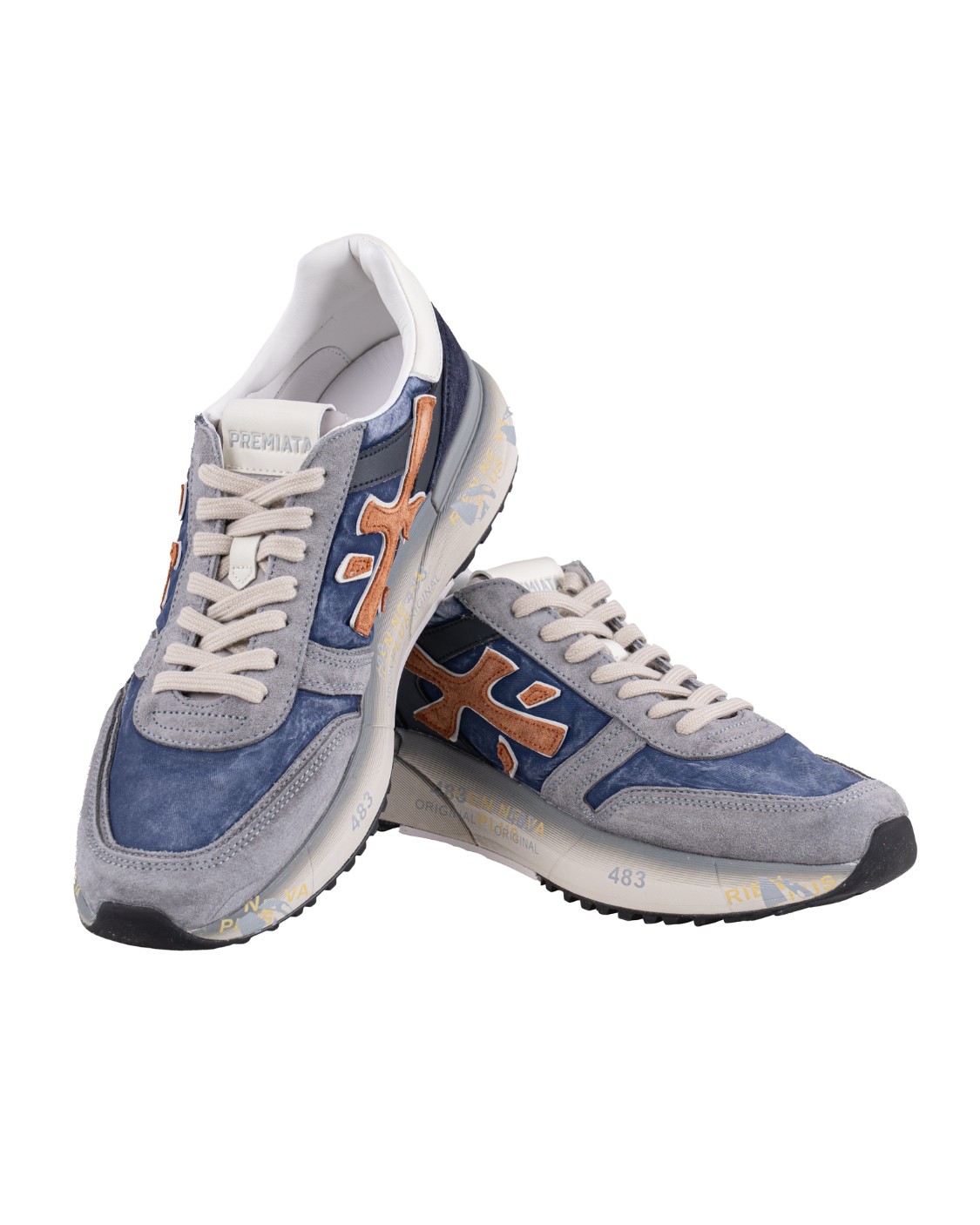 shop PREMIATA  Scarpe: Premiata Sneakers "Mick 7215".
Mix di materiali e pellami di qualità.
L'iconica silhouette è arrichita dal logo Premiata.
Altezza Suola 4,2 cm.
Composizione: SOLE: 30% RUBBER 65% EVA 5% TPU UPPER: 25% CALF LEATHER 55% PA 20% PU LINING: 86% GOAT LEATHER 14% PU.
Made in Italy.. MICK-7215 number 7516480